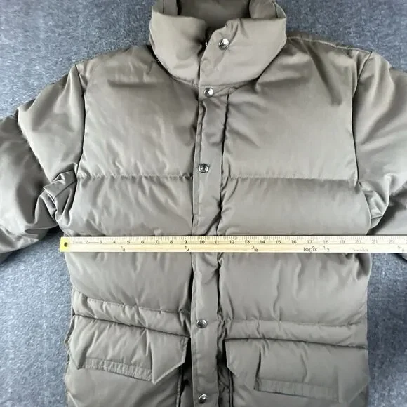 THE NORTH FACE Vintage SIERRA Goose Down Puffer Jacket Mens Sz M Beige NO HOOD - Picture 12 of 14